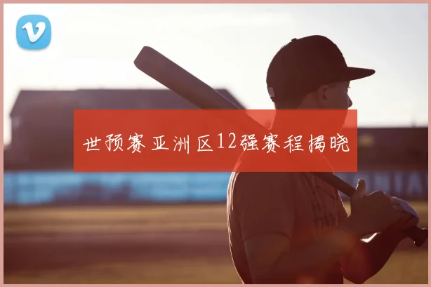 世预赛亚洲区12强赛程揭晓